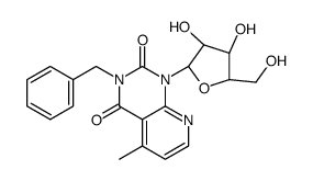 3-benzyl-1-[(2R,3R,4S,5R)-3,4-dihydroxy-5-(hydroxymethyl)oxolan-2-yl]-5-methylpyrido[2,3-d]pyrimidine-2,4-dione结构式