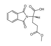 2-(1,3-dioxo-1,3-dihydro-isoindol-2-yl)-pentanedioic acid 5-methyl ester Structure