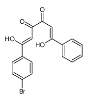 (Z,Z)-1-(4-Bromophenyl)-3,4-dihydroxy-6-phenyl-2,4-hexadiene-1,6-dione结构式