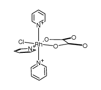 chlorooxalatotris(pyridine)rhodium(III) Structure