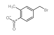 3-甲基-4-硝基溴苄结构式