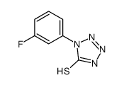 1-(3-氟苯基)-1H-四唑-5-硫醇结构式