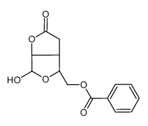 (6-hydroxy-2-oxo-3a,4,6,6a-tetrahydro-3H-furo[2,3-c]furan-4-yl)methyl benzoate结构式