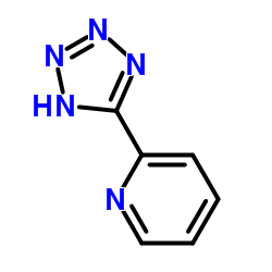 4-(1H-1,2,3,4-四偶氮-5-炔)吡啶结构式