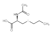 N-乙酰基-S-丙基-L-半胱氨酸结构式