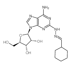 2-(环己基亚甲基肼基)腺苷酸结构式