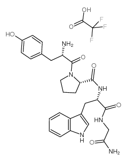 (Tyr0,Trp2)-Melanocyte-Stimulating Hormone-Release Inhibiting Factor Structure