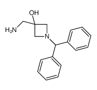 3-(aminomethyl)-1-benzhydrylazetidin-3-ol Structure