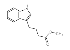 1H-Indole-3-butanoicacid, methyl ester结构式