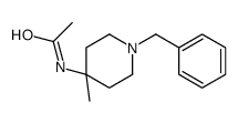 N-(1-苄基-4-甲基-哌啶-4-基)乙酰胺结构式