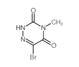 6-溴-4-甲基-2H-[1,2,4]三嗪-3,5-二酮结构式