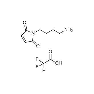 1-(4-Aminobutyl)-1H-pyrrole-2, 5-dione 2, 2, 2-trifluoroacetate Structure