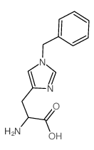 1-苄基-L-组氨酸结构式
