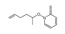 N-(5-Hexenyl-2-oxy)pyridine-2(1H)-thione结构式