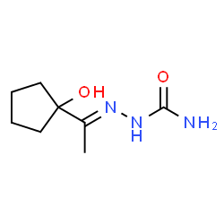 Ketone, 1-hydroxycyclopentyl methyl, semicarbazone (6CI,8CI) Structure