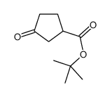 tert-butyl 3-oxocyclopentane-1-carboxylate Structure