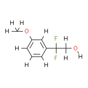 60 22-二氟-2-(3-甲氧基苯基)乙-1-醇结构式