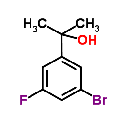 2-(3-Bromo-5-fluorophenyl)-2-propanol Structure