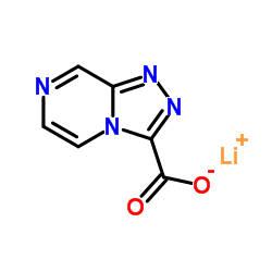 Lithium [1,2,4]triazolo[4,3-a]pyrazine-3-carboxylate structure