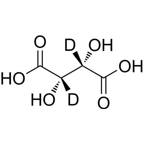 DL-Tartaric acid-d2 Structure