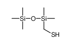 [dimethyl(trimethylsilyloxy)silyl]methanethiol Structure