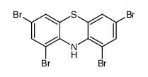 1,3,7,9-tetrabromo-10H-phenothiazine结构式
