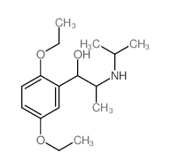 Benzenemethanol,2,5-diethoxy-a-[1-[(1-methylethyl)amino]ethyl]-结构式