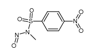 4-nitro-benzenesulfonic acid-(methyl-nitroso-amide)结构式
