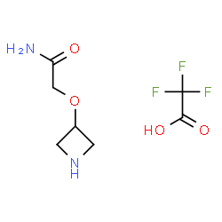 2-(3-Azetidinyloxy)acetamide trifluoroacetate (1:1) Structure