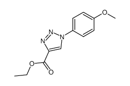 ethyl 1-(4-methoxyphenyl)-1H-1,2,3-triazole-4-carboxylate Structure