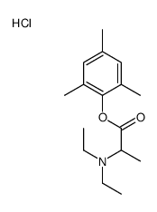 diethyl-[1-oxo-1-(2,4,6-trimethylphenoxy)propan-2-yl]azanium,chloride结构式