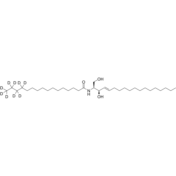 C16-Ceramide-d9结构式