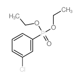 Phosphonic acid,P-(3-chlorophenyl)-, diethyl ester结构式