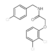 Acetamide,N-[(4-chlorophenyl)methyl]-2-(2,3-dichlorophenoxy)-结构式