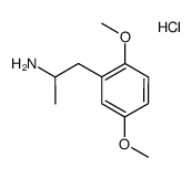 1-(2,5-DIMETHOXYPHENYL)-2-AMINOPROPANEHYDROCHLORIDE Structure