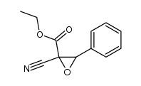 2-cyano-3-phenyl-oxiranecarboxylic acid ethyl ester结构式