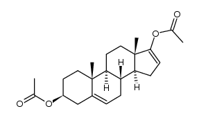 3β,17β-Diacetoxy-androsta-5,16-diene Structure