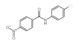 Benzamide,N-(4-chlorophenyl)-4-nitro-结构式