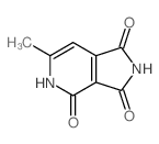 1H-Pyrrolo[3,4-c]pyridine-1,3,4(2H,5H)-trione,6-methyl-结构式