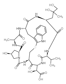 羧基二羟鬼笔毒肽结构式