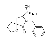 (5R,8R)-7-Benzyl-6-oxo-1-oxa-7-azaspiro[4.4]nonane-8-carboxamide Structure
