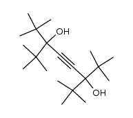 3,6-di-tert-butyl-2,2,7,7-tetramethyloct-4-yn-3,6-diol Structure
