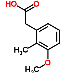 2-(3-甲氧基-2-甲基苯基)乙酸结构式