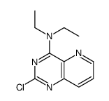 2-氯-4-(二乙基氨基)吡啶并[3,2-d]嘧啶结构式