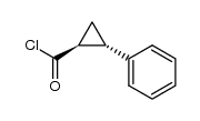 trans-2-phenylcyclopropanecarboxylic acid chloride结构式