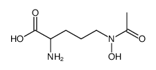 N5-Acetyl-N5-hydroxyornithin结构式