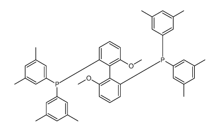 (R)-(+)-2,2'-双[二(3,5-二甲苯基)磷]-6,6'-二甲氧基-1,1'-联苯结构式