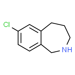 7-氯-2,3,4,5-四氢-1H-苯并[C]氮杂卓结构式