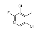 3,5-Dichloro-2-fluoro-4-iodopyridine Structure
