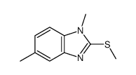 1,5-dimethyl-2-methylsulfanylbenzimidazole Structure